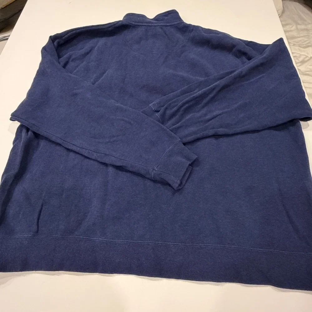 Orvis Signature Quarter Zip Pullover Mens XXL Navy Fly Fishing Gorpcore Prep
